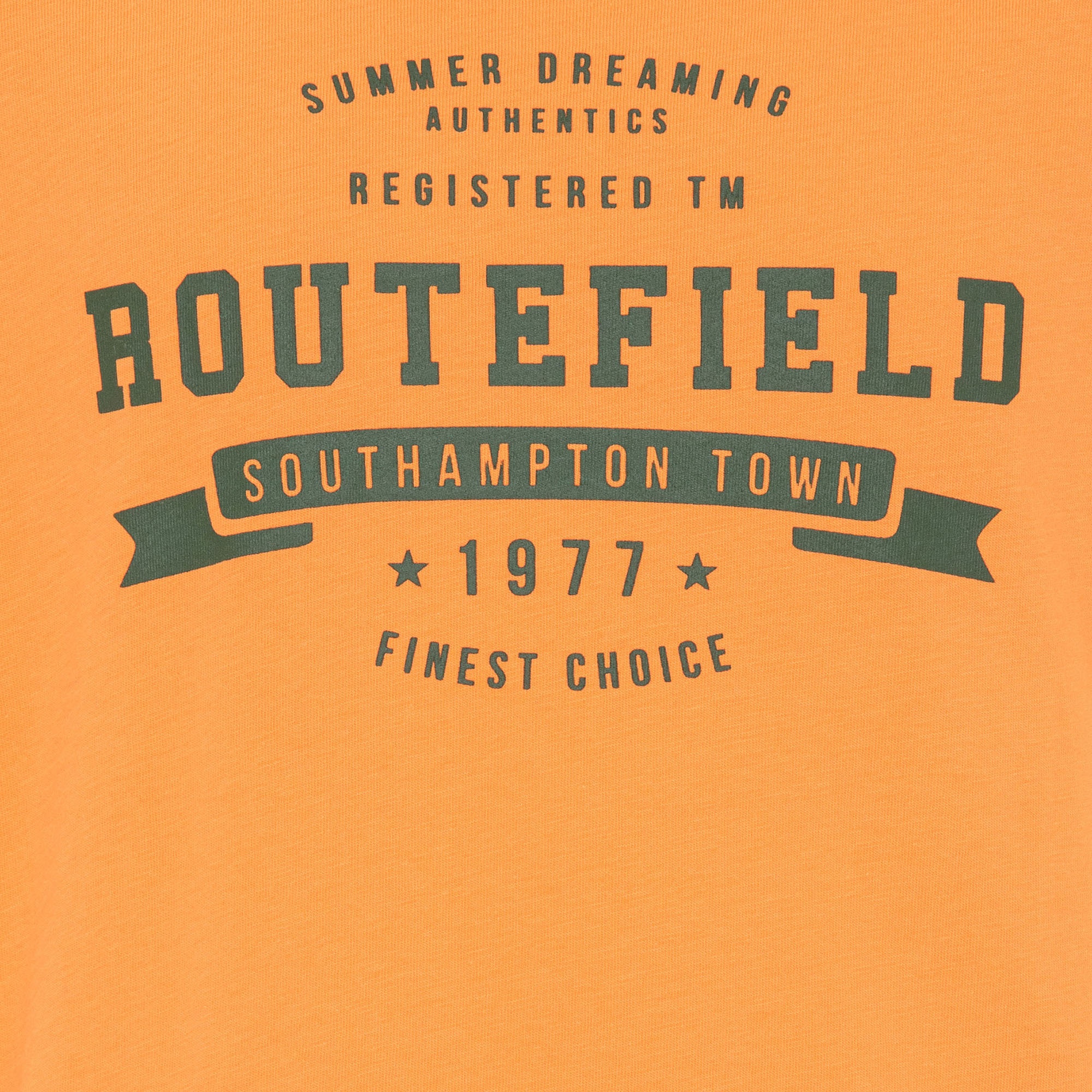 Routefield Tory Kids Unisex Çocuk Turuncu Tişört