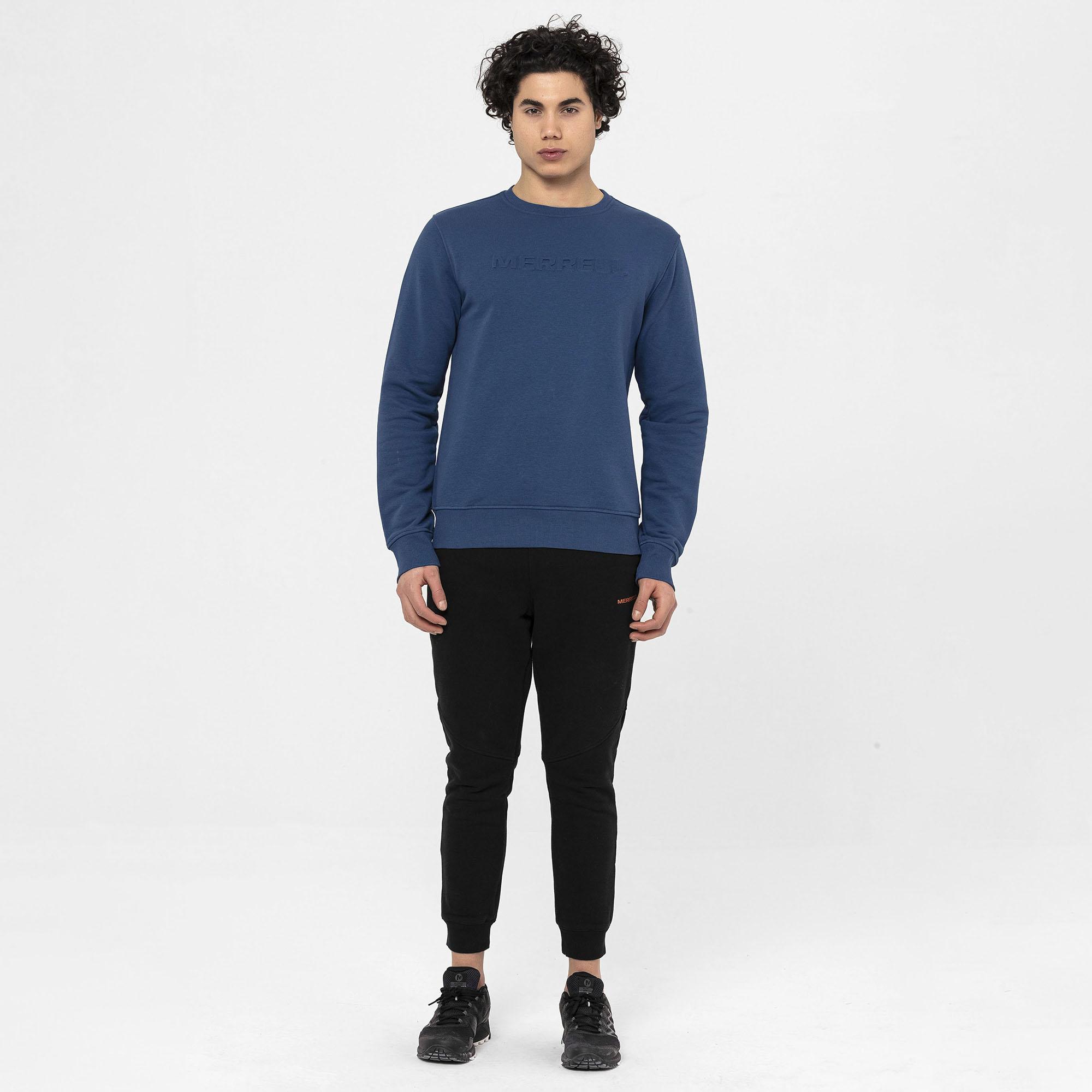 Merrell Simple Erkek Mavi Sweatshirt