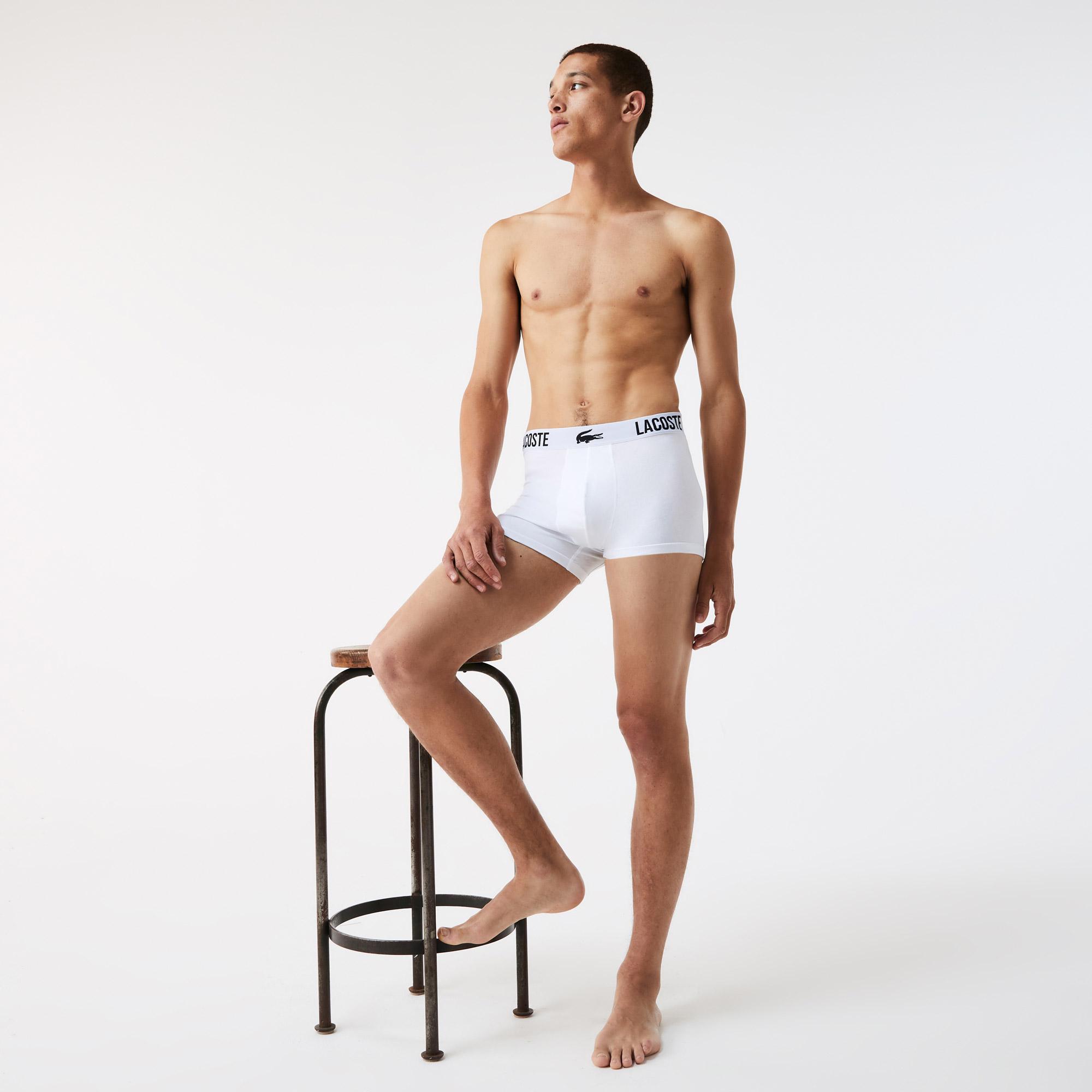 Lacoste Erkek 3'lü Renkli Boxer