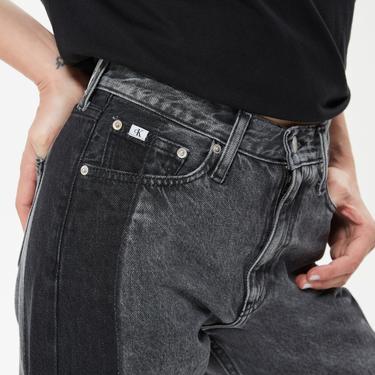  Calvin Klein High Rise Straight Kadın Siyah Jean