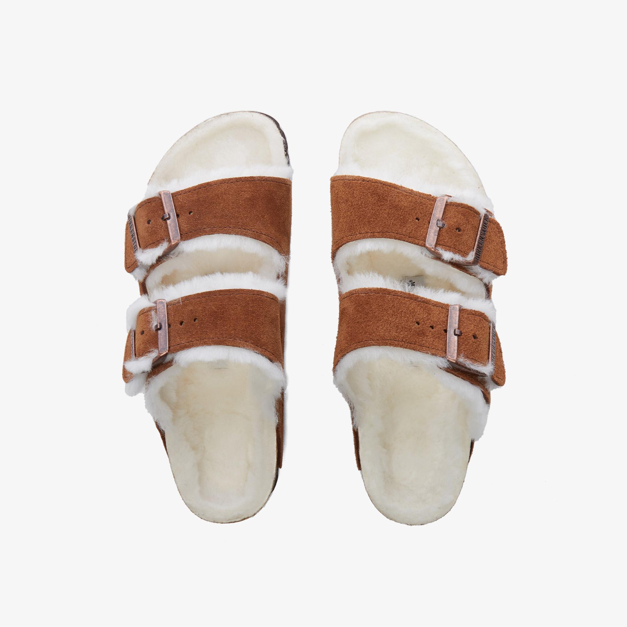 Birkenstock Arizona Shearling
Suede Leather Kadın Kahverengi Terlik