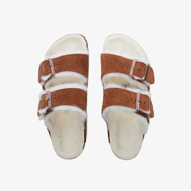  Birkenstock Arizona Shearling
Suede Leather Kadın Kahverengi Terlik