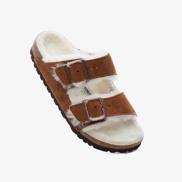  Birkenstock Arizona Shearling
Suede Leather Kadın Kahverengi Terlik