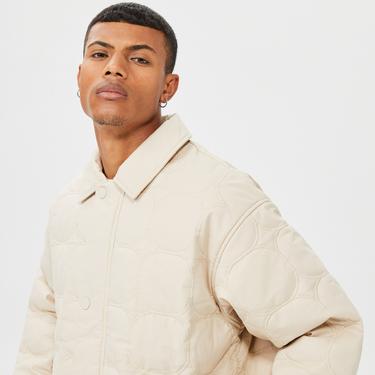  American Vintage Fibcity Erkek Krem Ceket