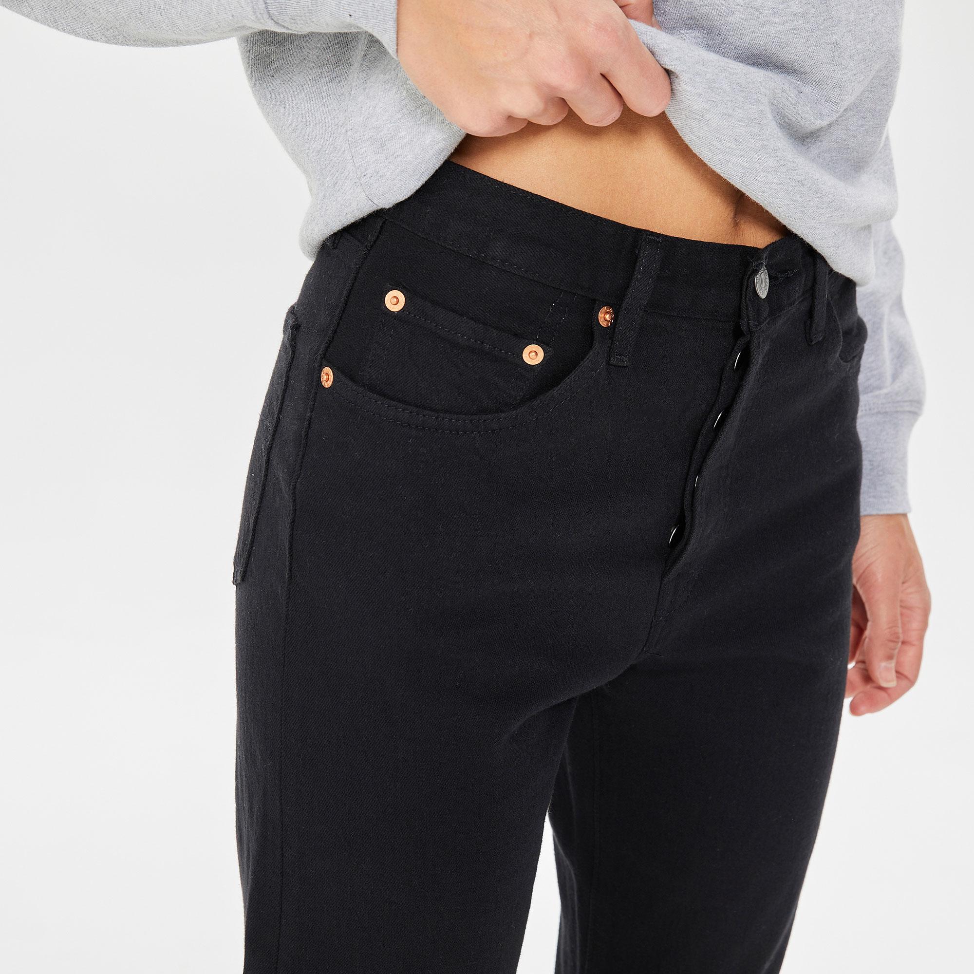 Levi's 501 Crop Black Sprout Kadın Siyah Jean