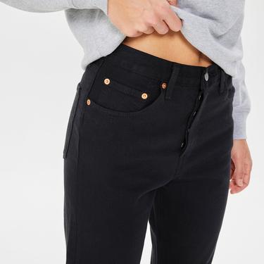  Levi's 501 Crop Black Sprout Kadın Siyah Jean