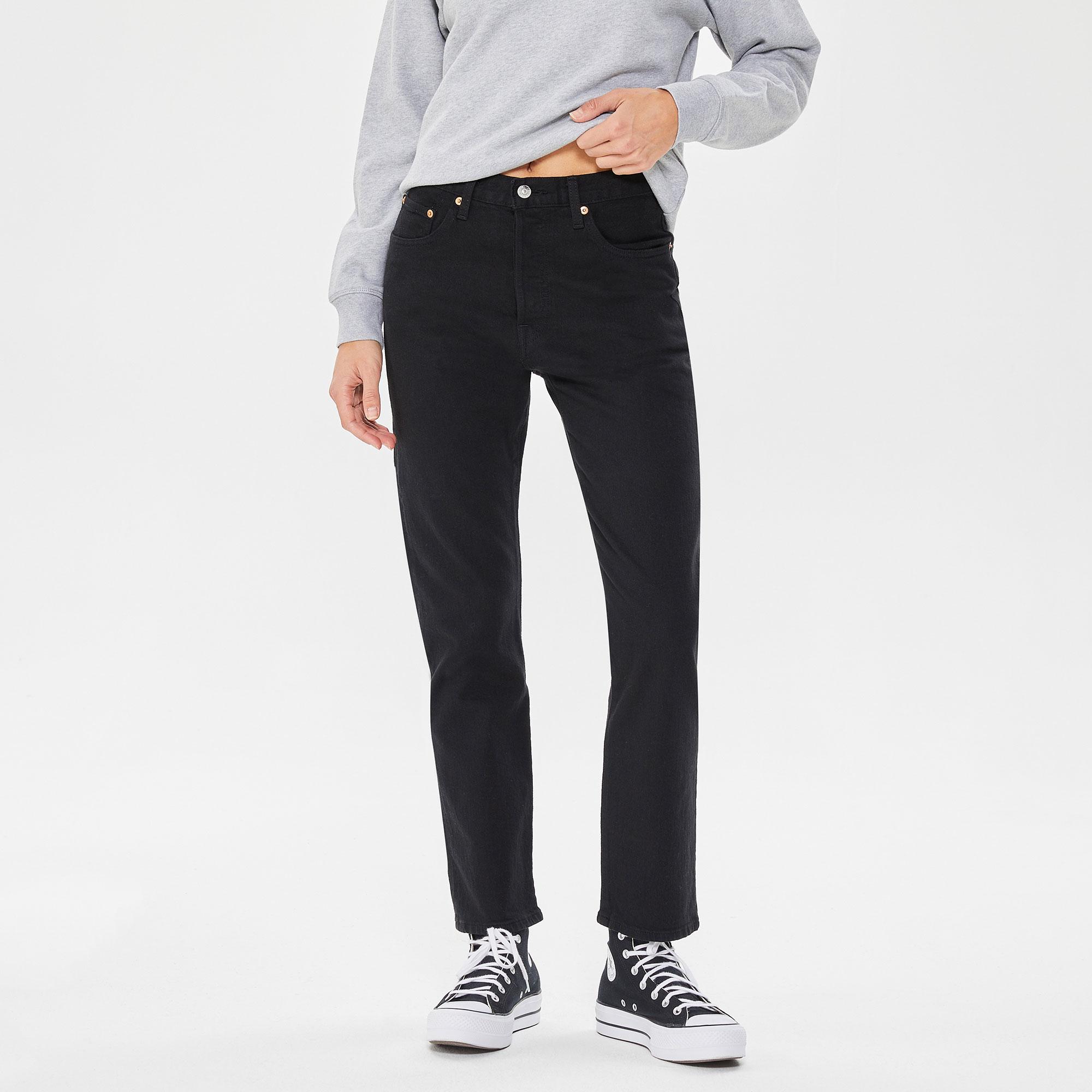 Levi's 501 Crop Black Sprout Kadın Siyah Jean