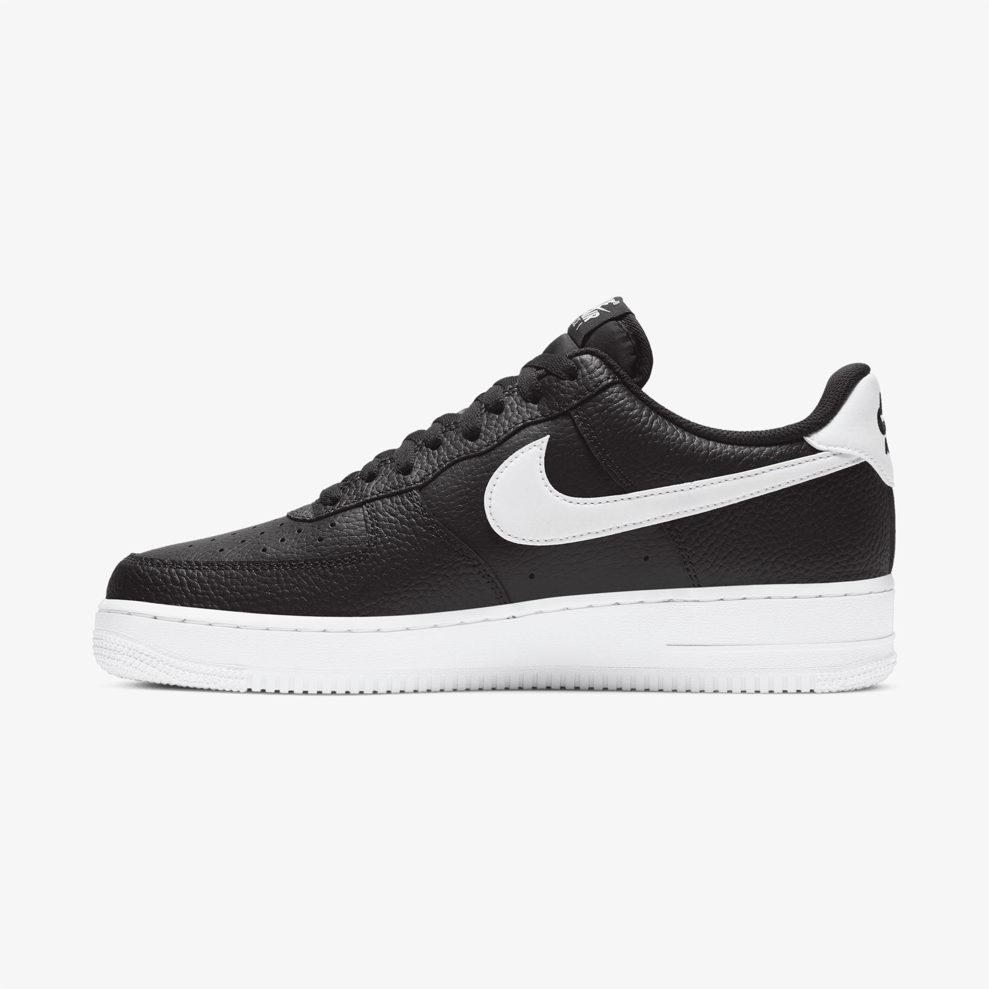 Nike Air Force 1 '07 Erkek Siyah Spor Ayakkabı
