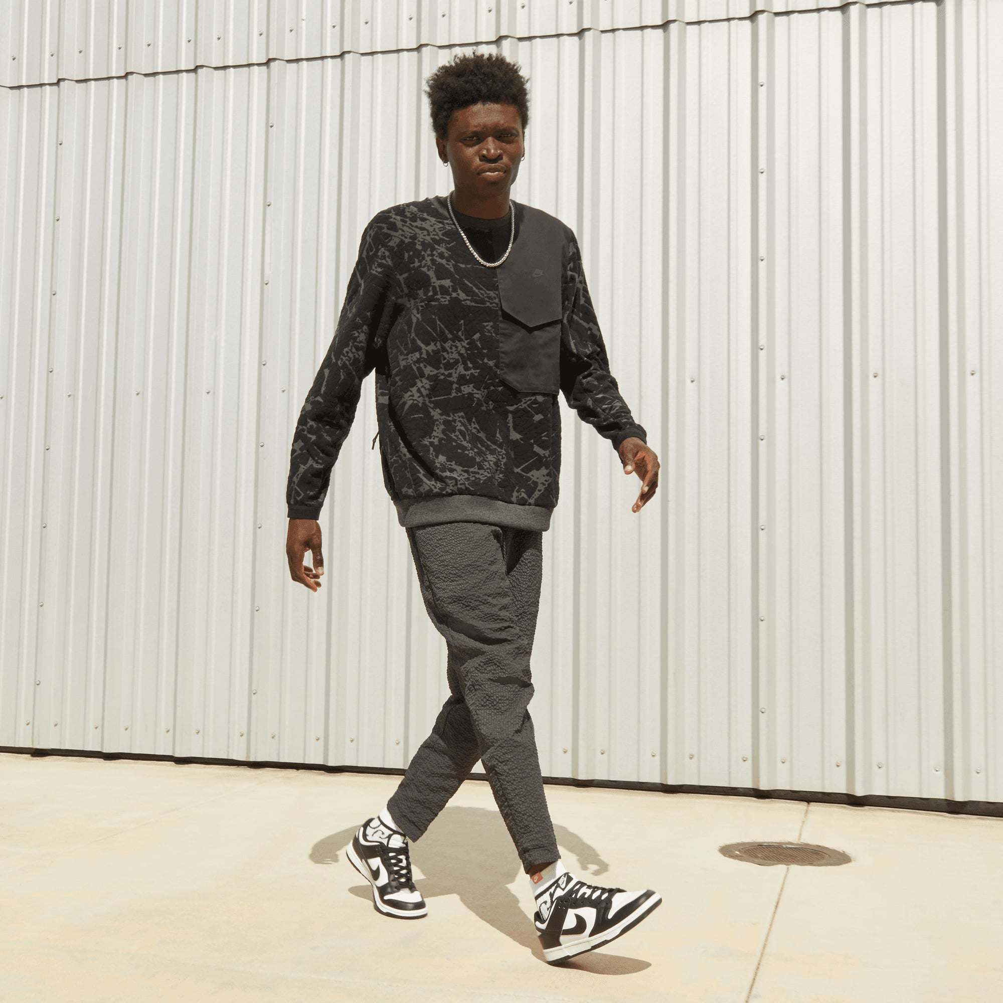 Nike Dunk Low Retro Panda Unisex Siyah - Beyaz Spor Ayakkabı - Görsel 11