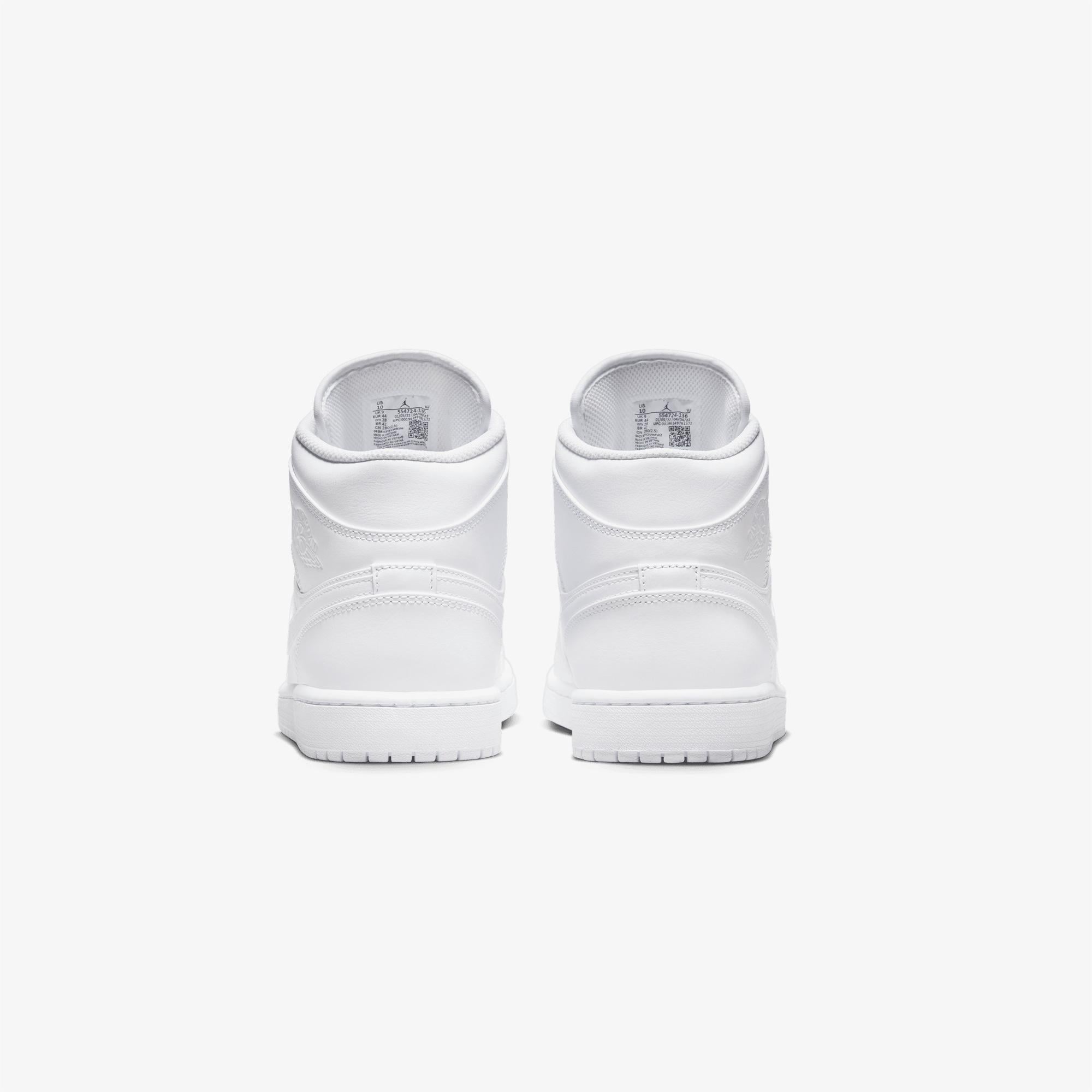 Jordan Air 1 Mid Beyaz Spor Ayakkabı