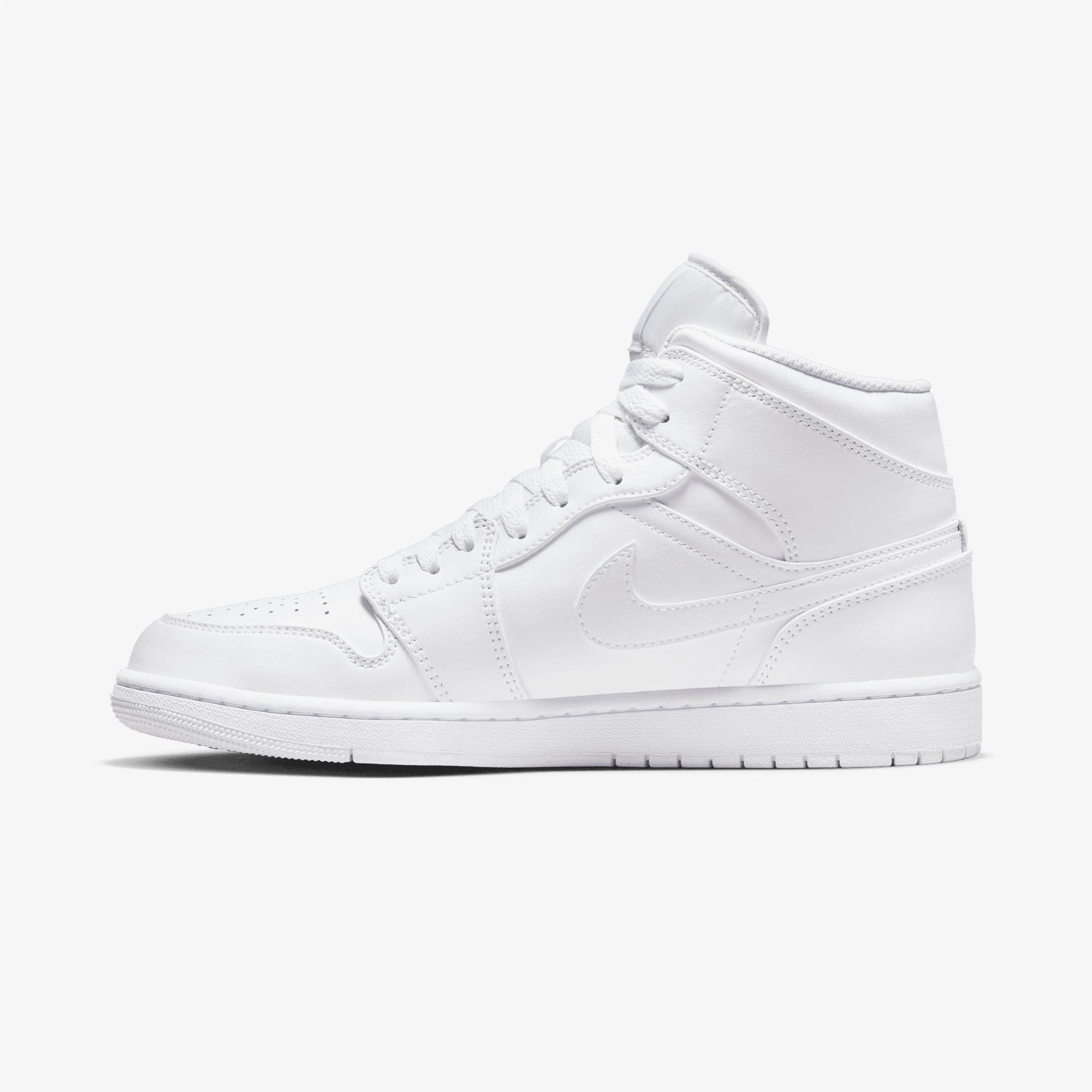 Jordan Air 1 Mid Beyaz Spor Ayakkabı