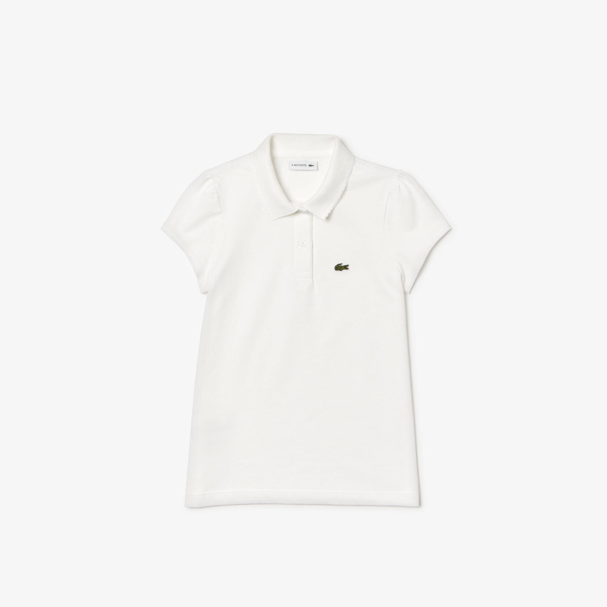 Kız Çocuk Beyaz Polo