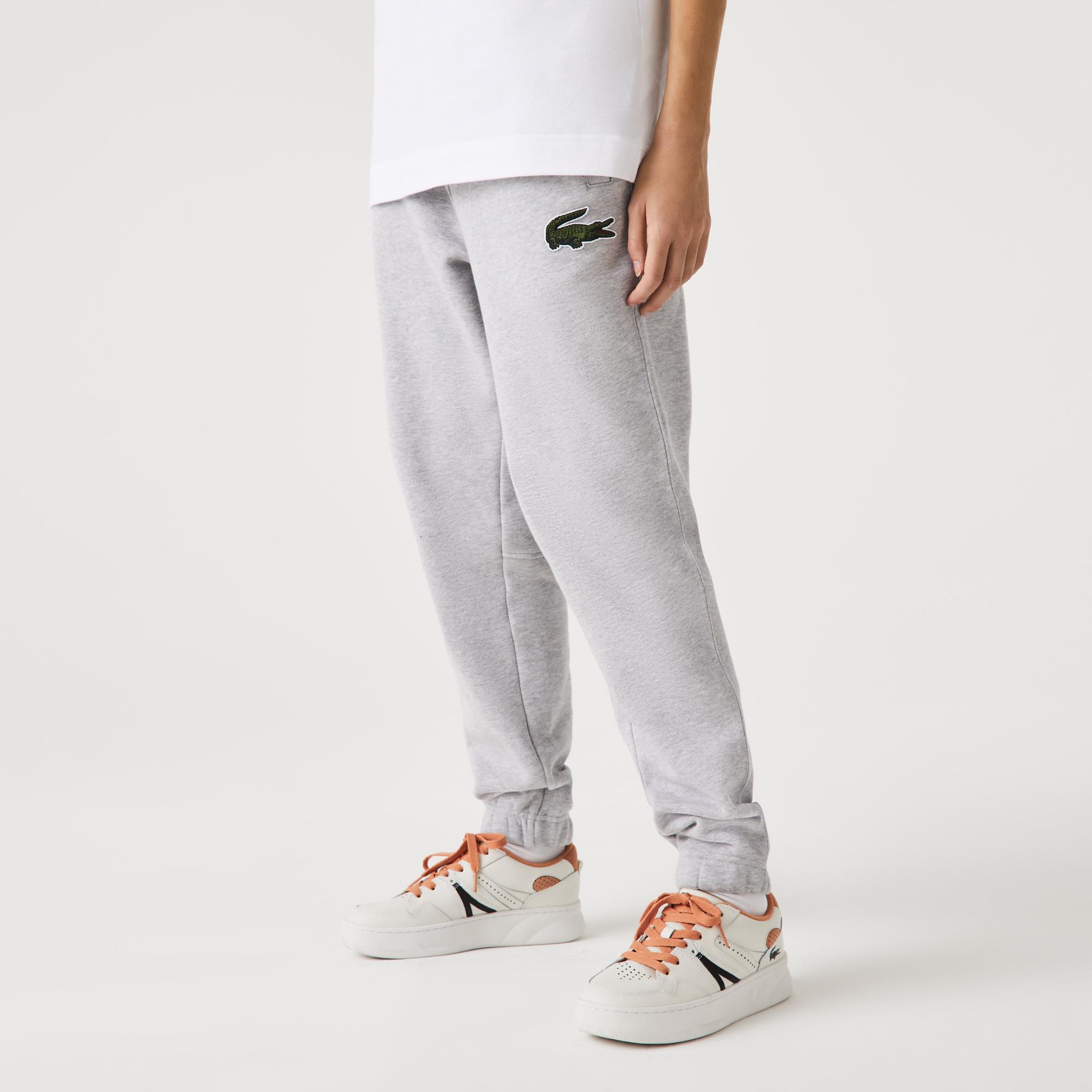 Lacoste Unisex Regular Fit Organik Pamuk Gri Eşofman Altı