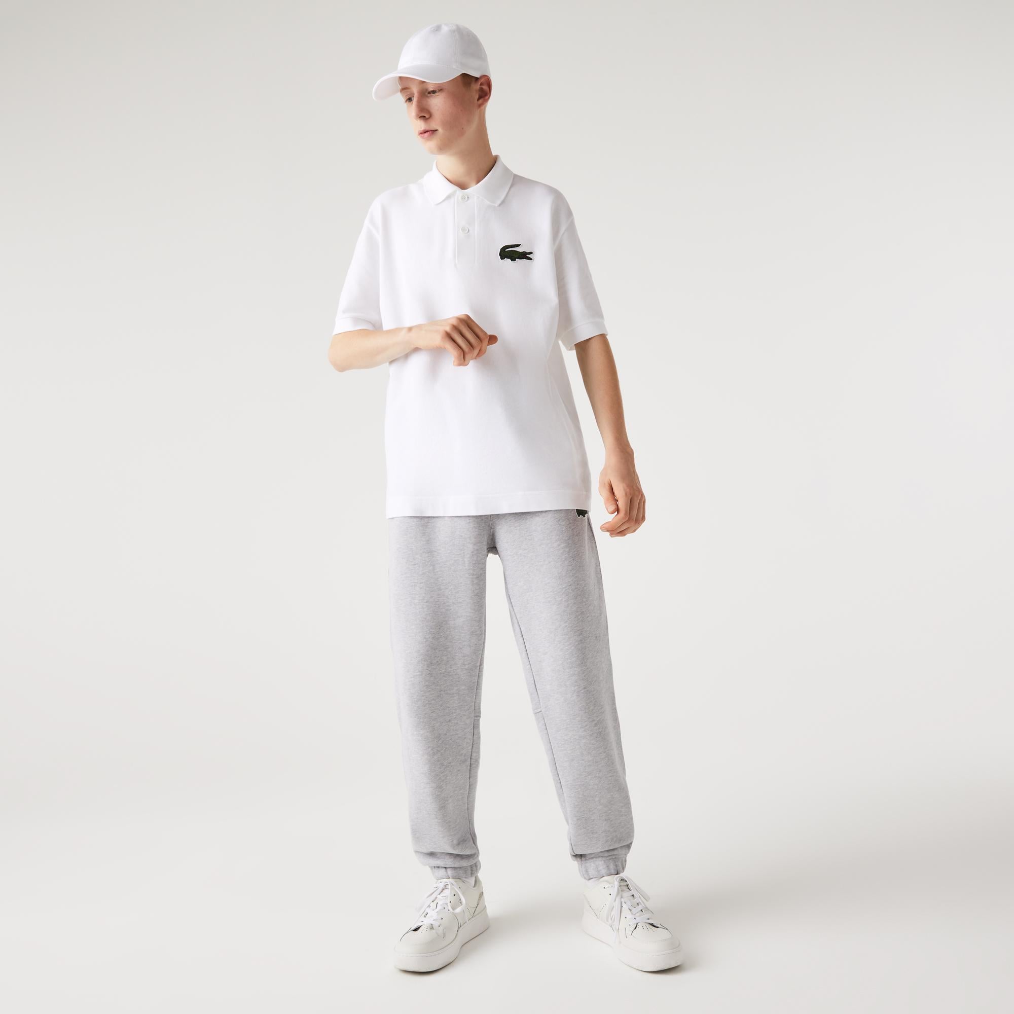 Lacoste Unisex Regular Fit Organik Pamuk Gri Eşofman Altı