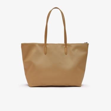  Lacoste Large L.12.12 Kadın Bej Omuz Çantası