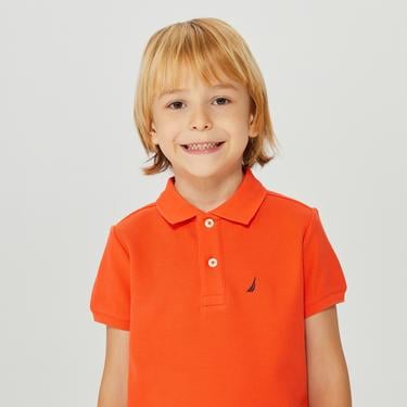  Nautica Erkek Çocuk Turuncu Regular Fit Polo