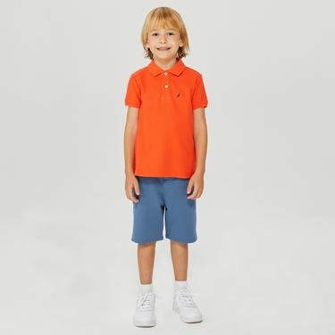  Nautica Erkek Çocuk Turuncu Regular Fit Polo