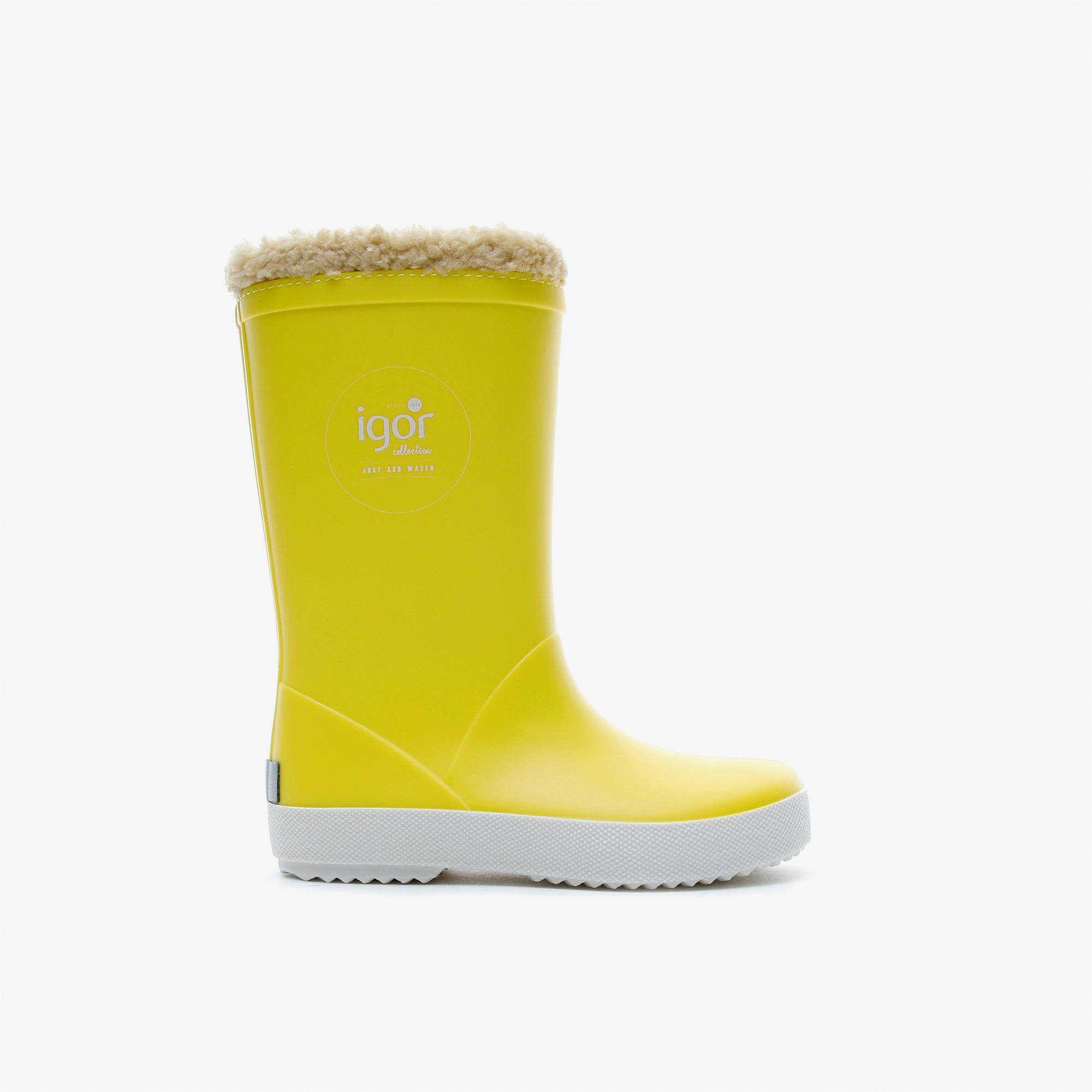 Igor Splash Nautico Borreguito Sarı Çizme
