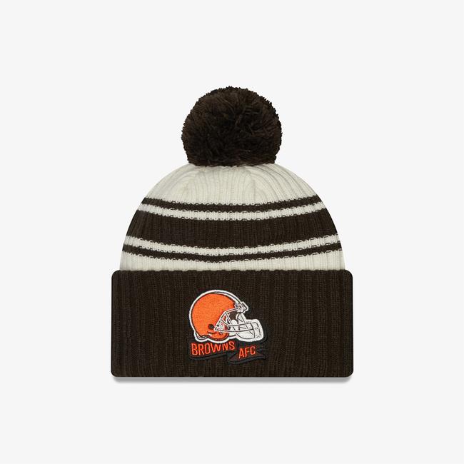  New Era Cleveland Browns NFL Sideline Unisex Kahverengi Bere