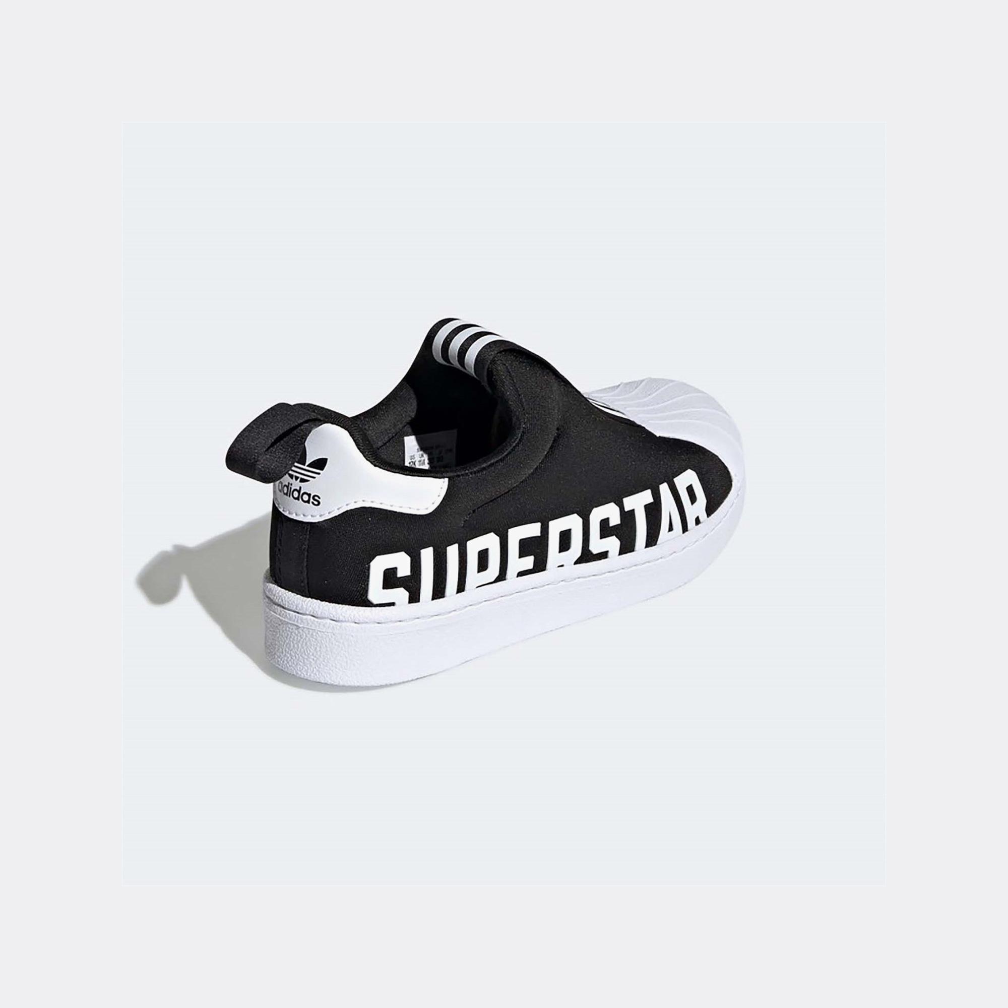 adidas Superstar 360 Bebek Siyah Spor Ayakkabı