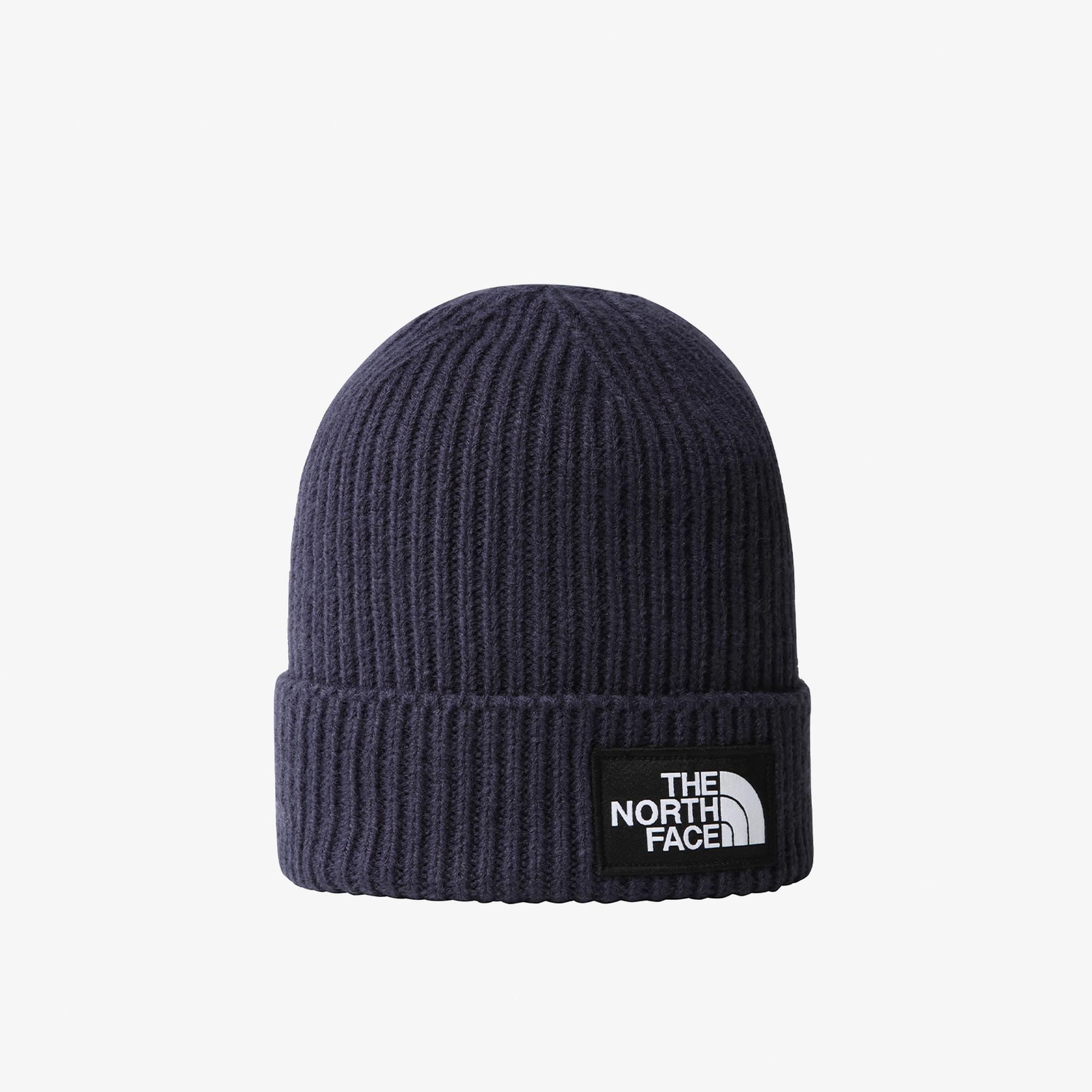 The North Face Logo Box Cuffed Unisex Lacivert Bere