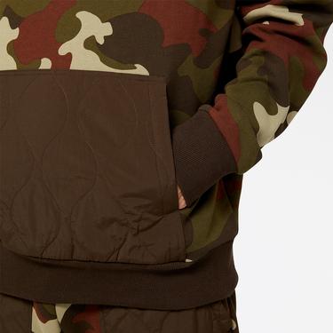  New Balance Athletics Camo Fleece Erkek Kahverengi Sweatshirt