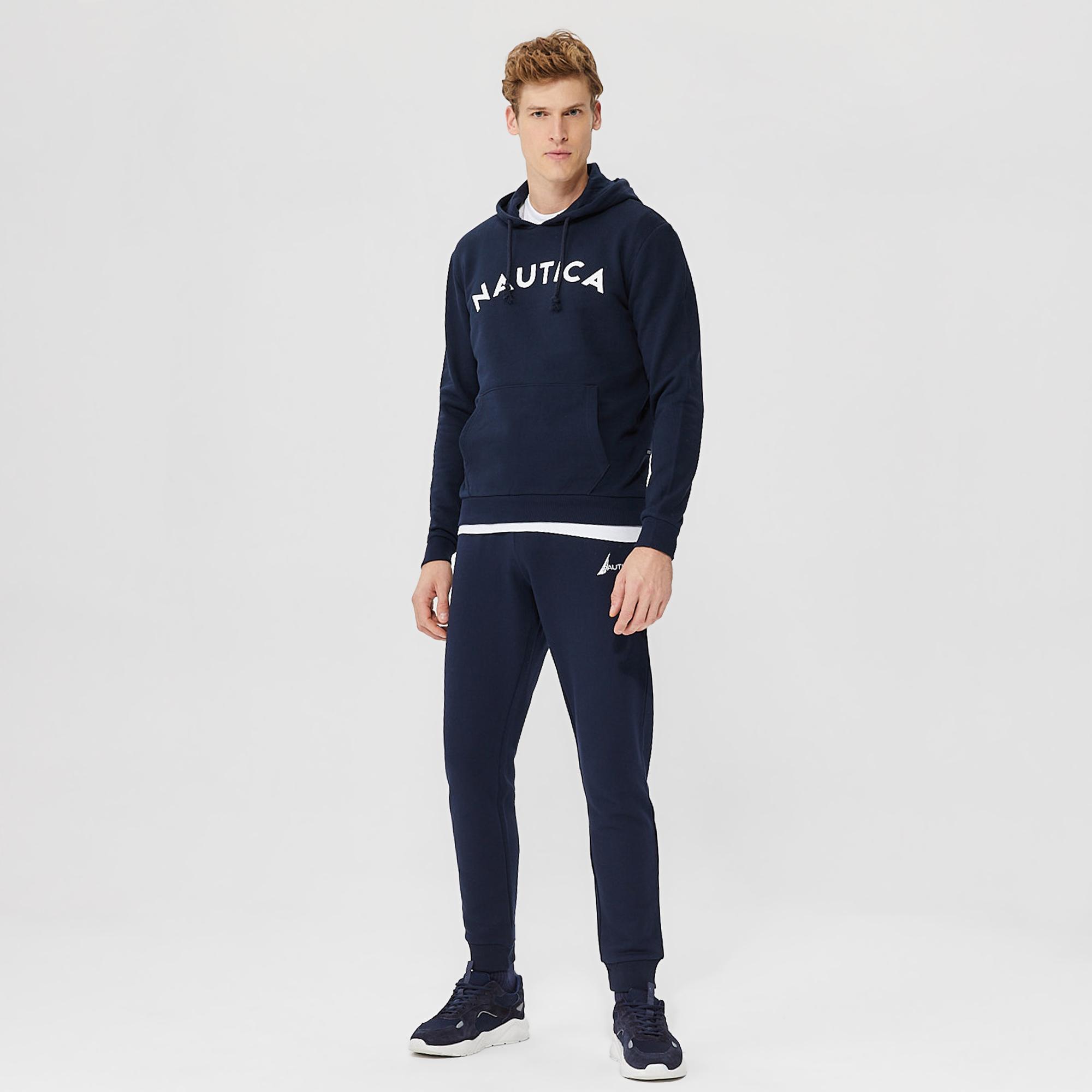 Nautica Erkek Lacivert Standart Fit Sweatshirt