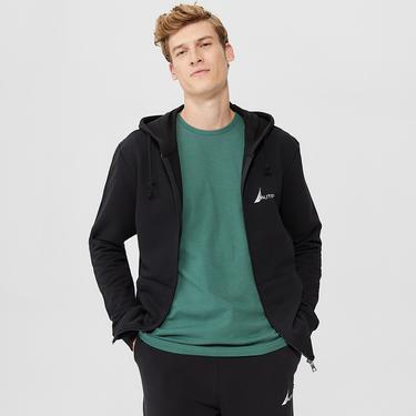  Nautica Erkek Siyah Standart Fit Sweatshirt