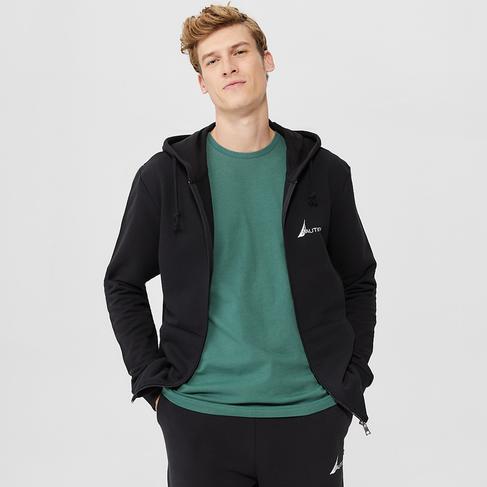  Nautica Erkek Siyah Standart Fit Sweatshirt