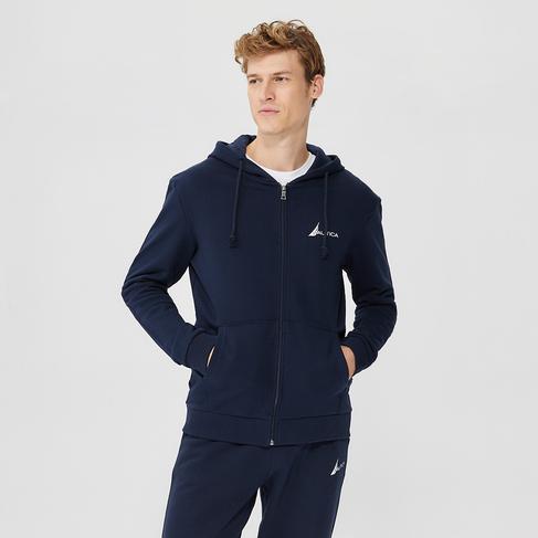  Nautica Erkek Lacivert Standart Fit Sweatshirt