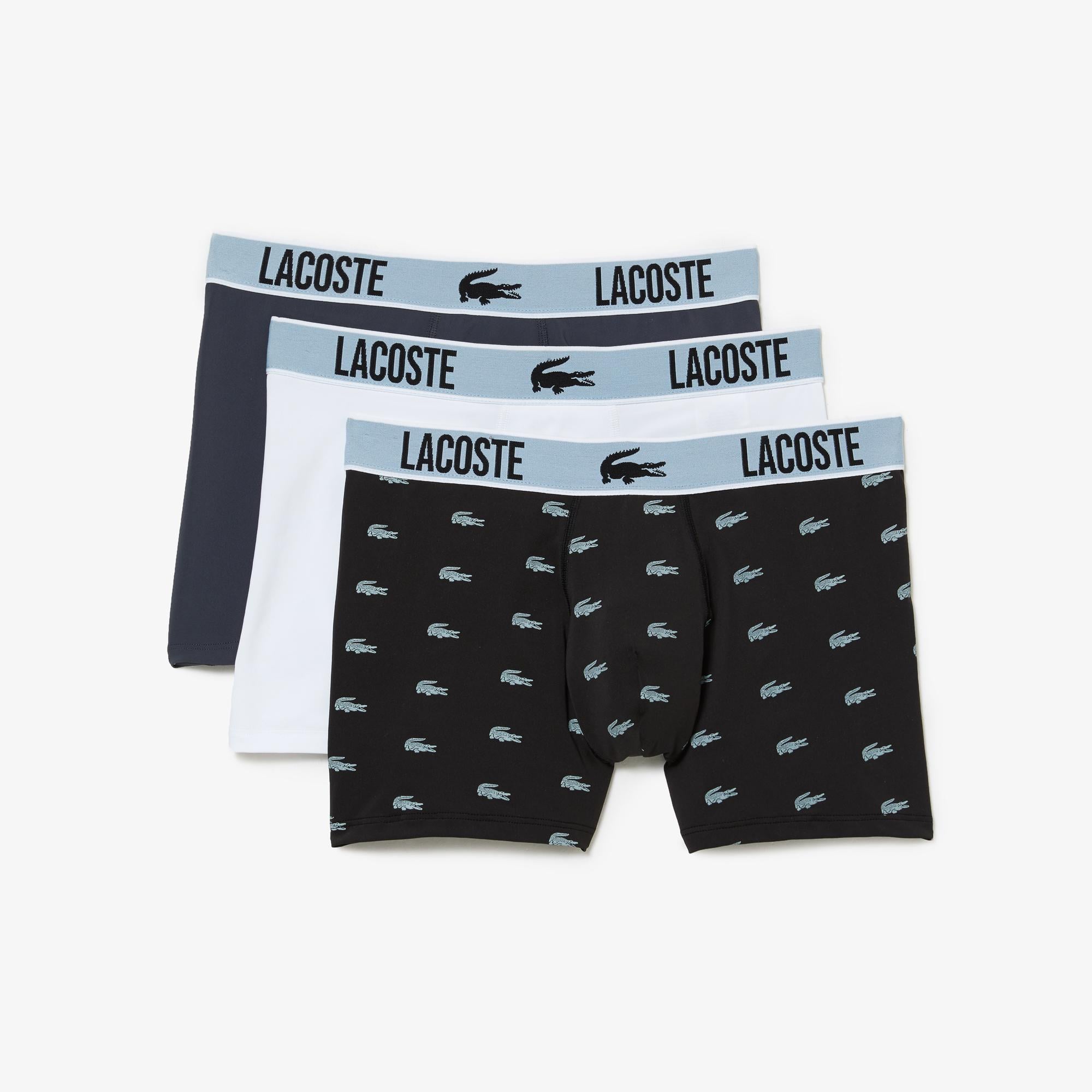 Lacoste Erkek 3'lü Renkli Boxer