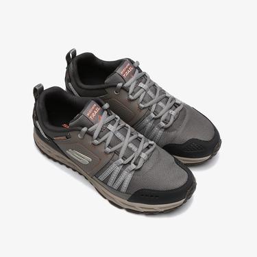  Skechers Escape Plan Erkek Bej/Gri Spor Ayakkabı