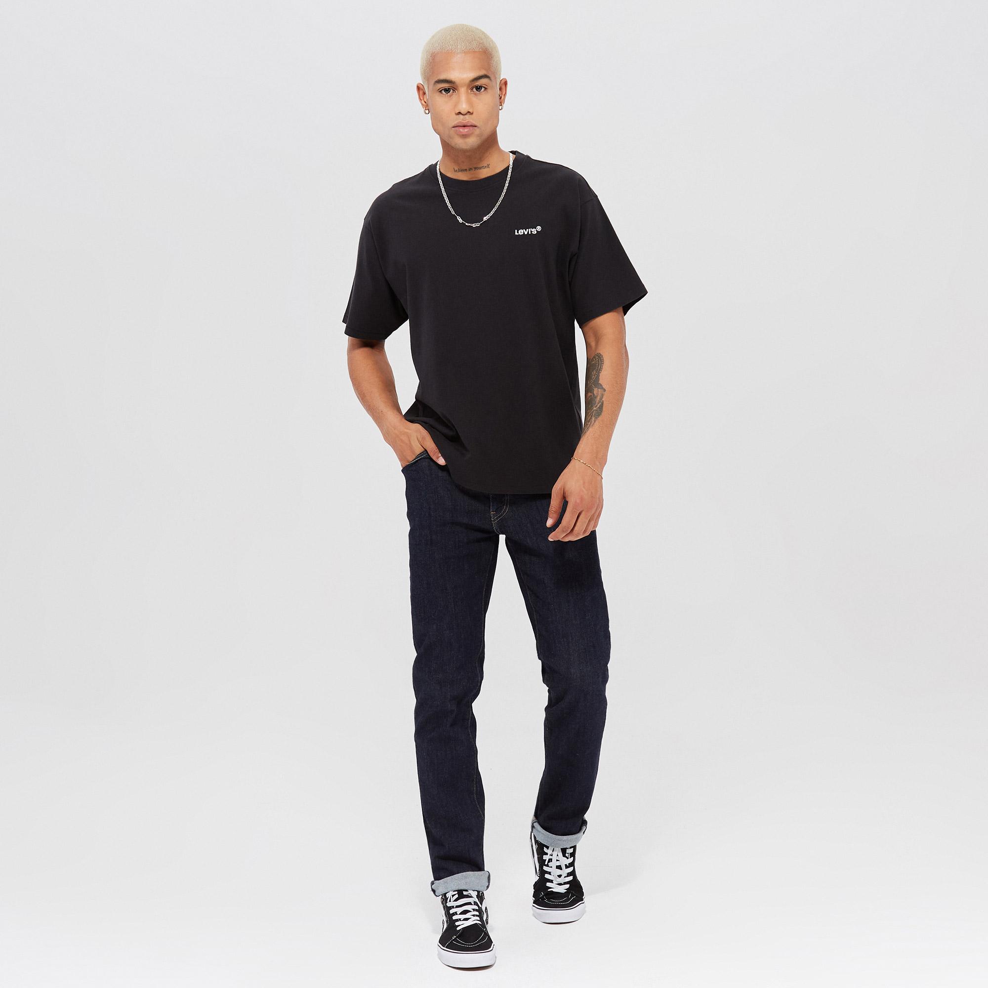 Levi's Red Tab Vintage Light Mist Heather Erkek Siyah T-Shirt