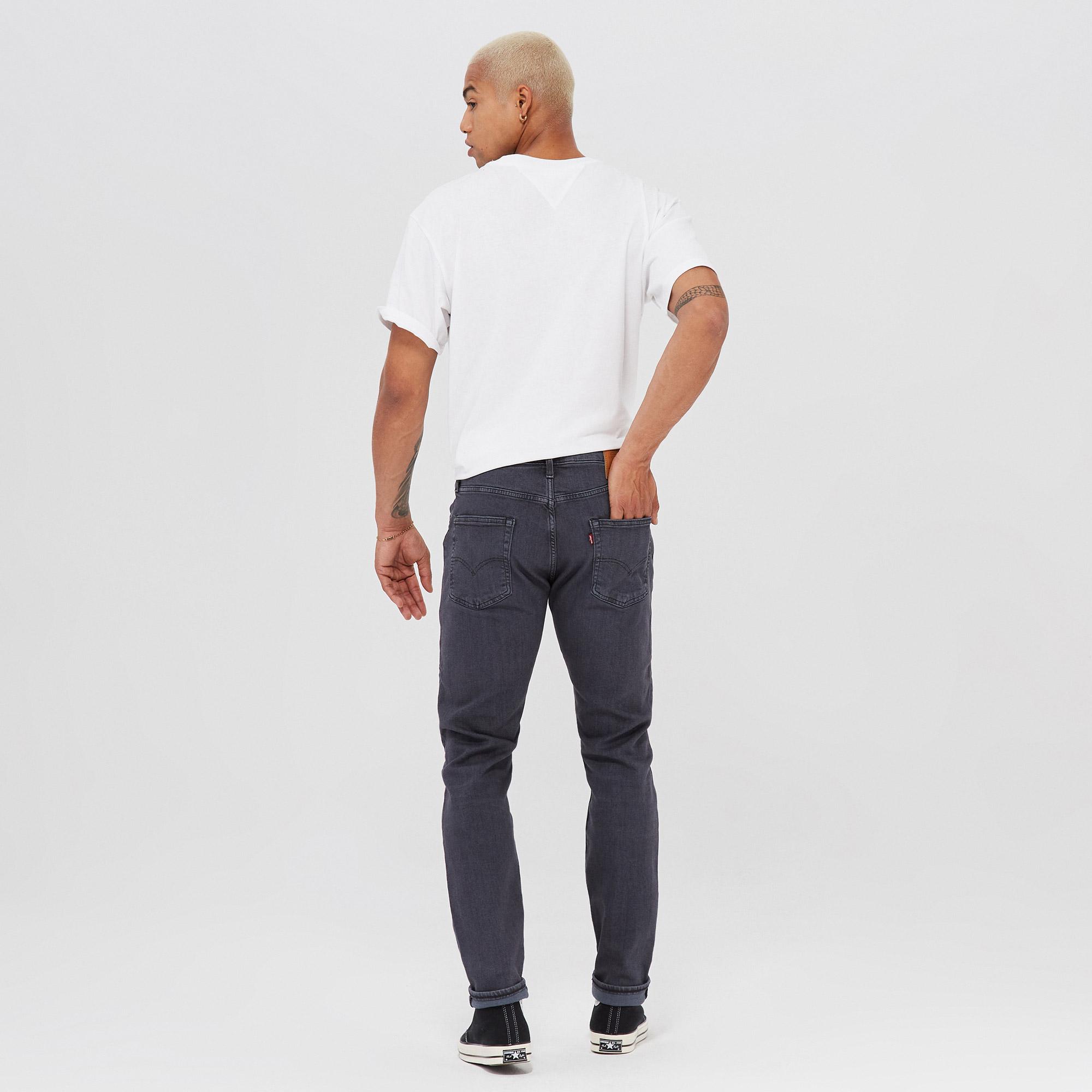 Levi's Slim Taper Dark Holl Denim Erkek Gri Jean