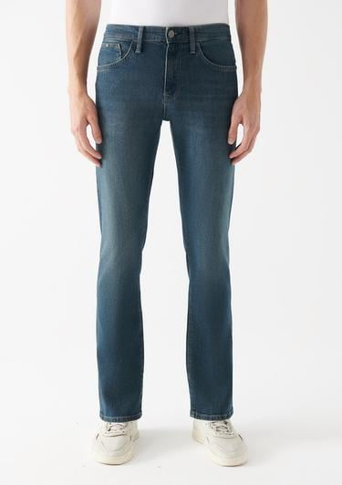  Mavi Martin Mavi Black Puslu Koyu Mavi Jean Pantolon 0037828186