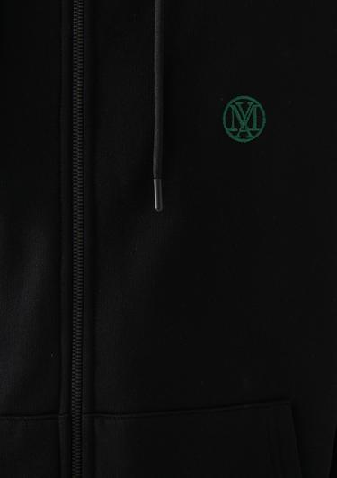  Mavi Mavi Logolu Kapüşonlu Fermuarlı Siyah Sweatshirt 066979-900