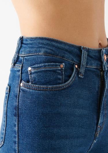  Mavi Serenay Gold Shape Koyu Mavi Jean Pantolon 100980-33687