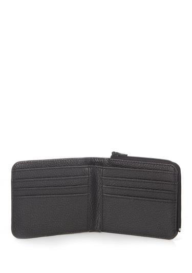  Mavi Fermuar Detaylı Siyah Cüzdan 091361-900