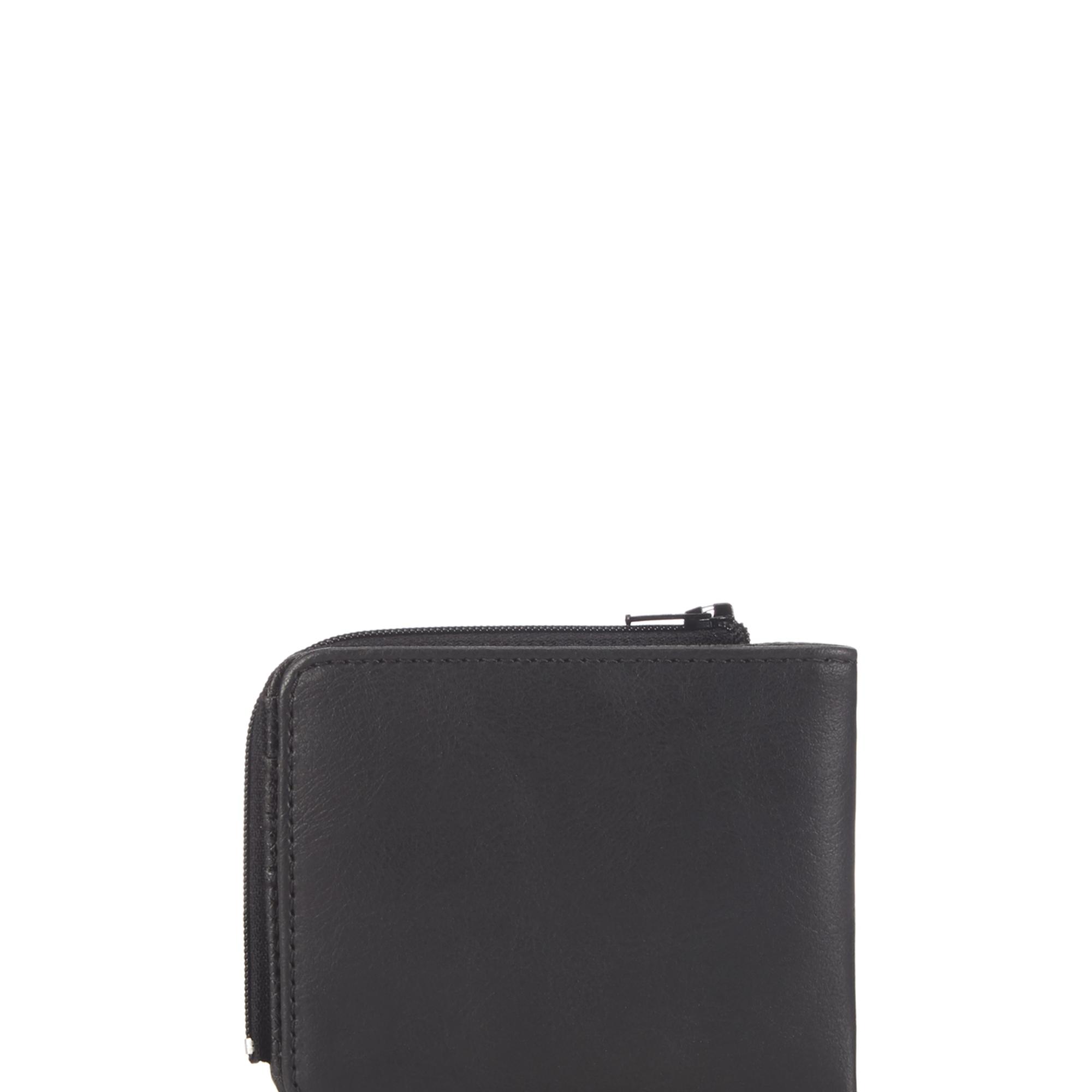 Mavi Fermuar Detaylı Siyah Cüzdan 091361-900