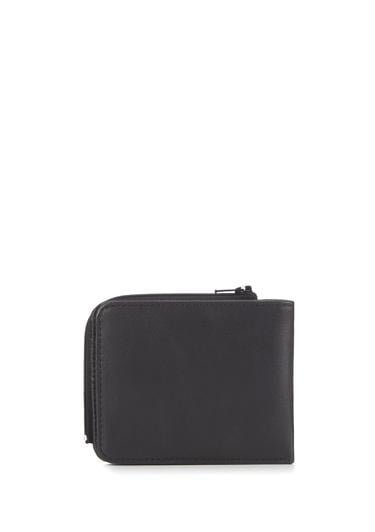  Mavi Fermuar Detaylı Siyah Cüzdan 091361-900