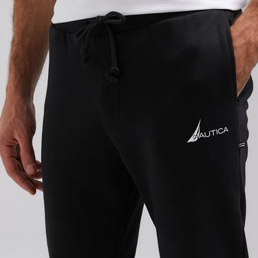  Nautica Erkek Siyah Standart Fit Eşofman Altı