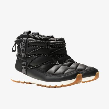  The North Face Thermoball Su Geçirmez Lace Up Kadın Siyah Bot