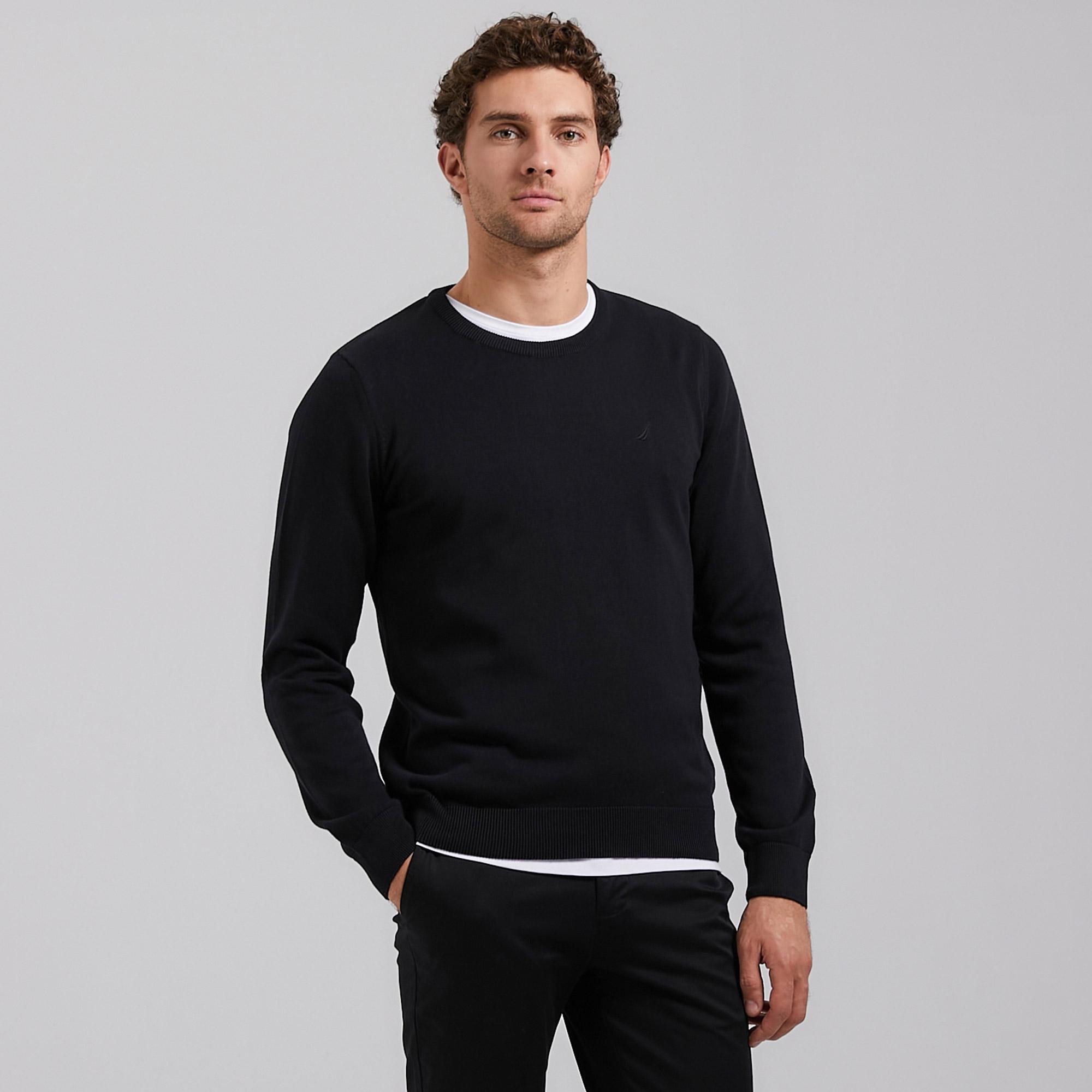 Nautica Siyah Triko Kazak