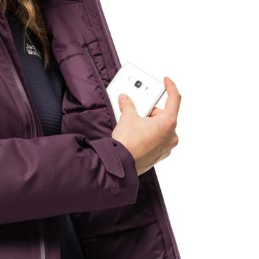  Jack Wolfskin Stirnberg Ins Kadın Mor Outdoor Ceketi