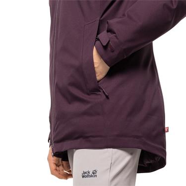  Jack Wolfskin Stirnberg Ins Kadın Mor Outdoor Ceketi