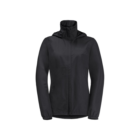  Jack Wolfskin Stormy Point 2l Kadın Siyah Outdoor Ceketi