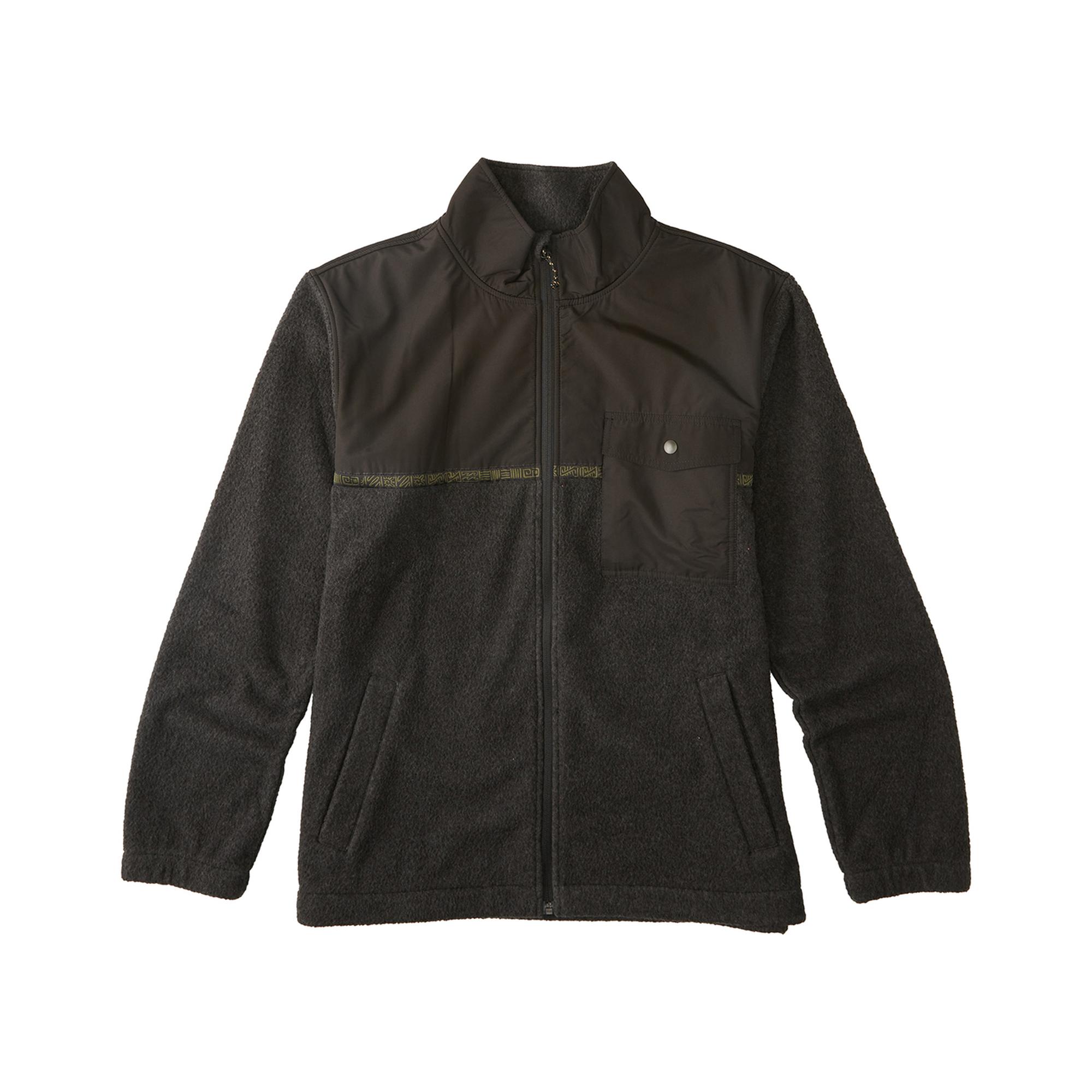 Billabong Boundary Trail Zip Erkek Siyah Polar Ceket