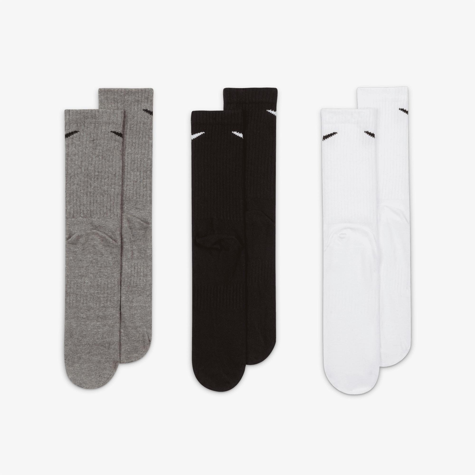 Nike Everyday Crew 3' lü Unisex Renkli Çorap