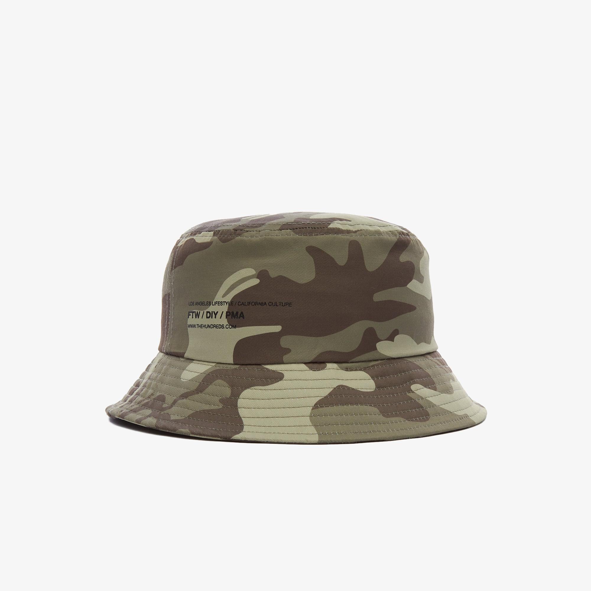 The Hundreds Field Bucket Camo Erkek Haki Şapka