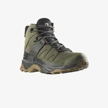  Salomon X Ultra 4 Mid Gore-Tex Erkek Yeşil Bot